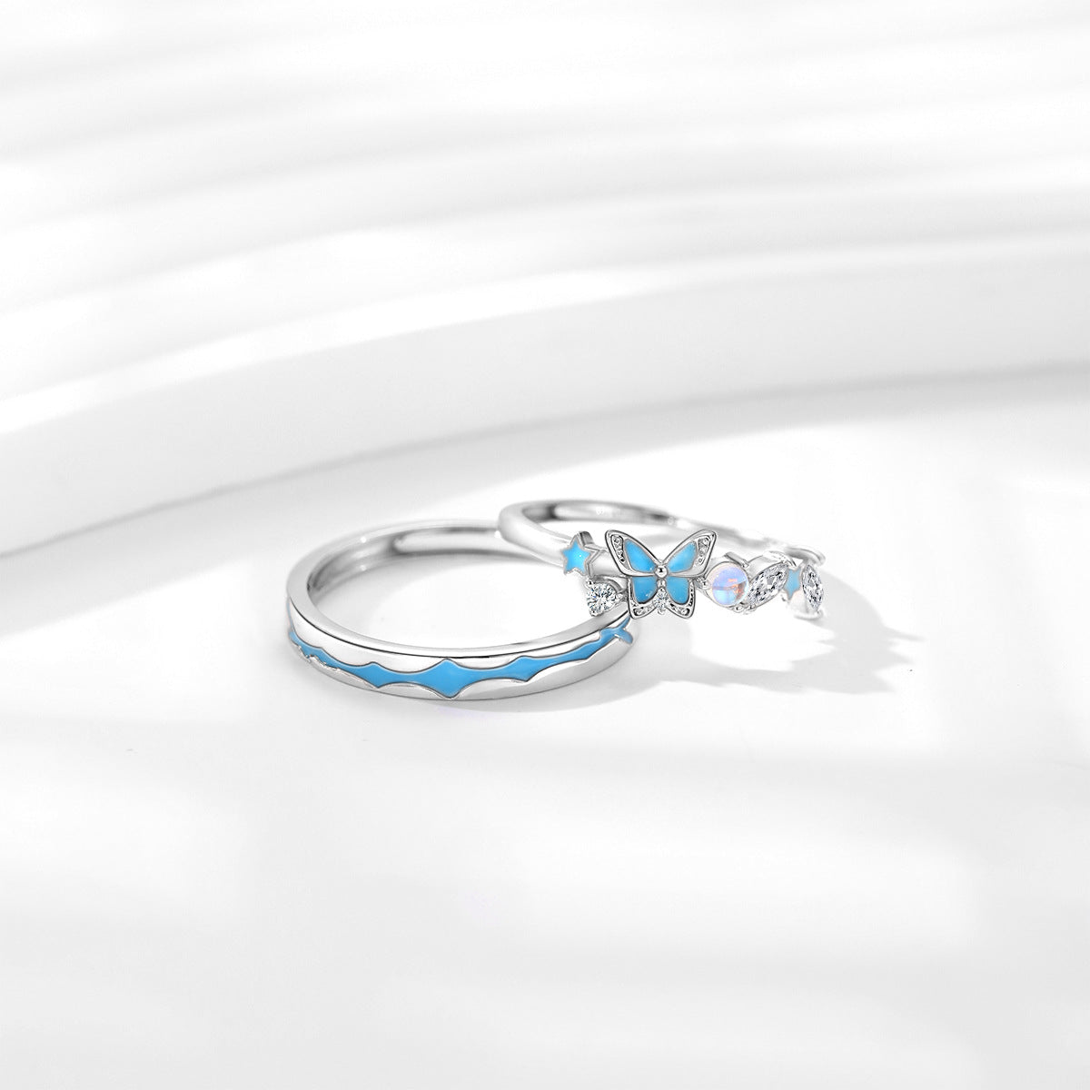 Cat Disc S925 Sterling Silver Ring