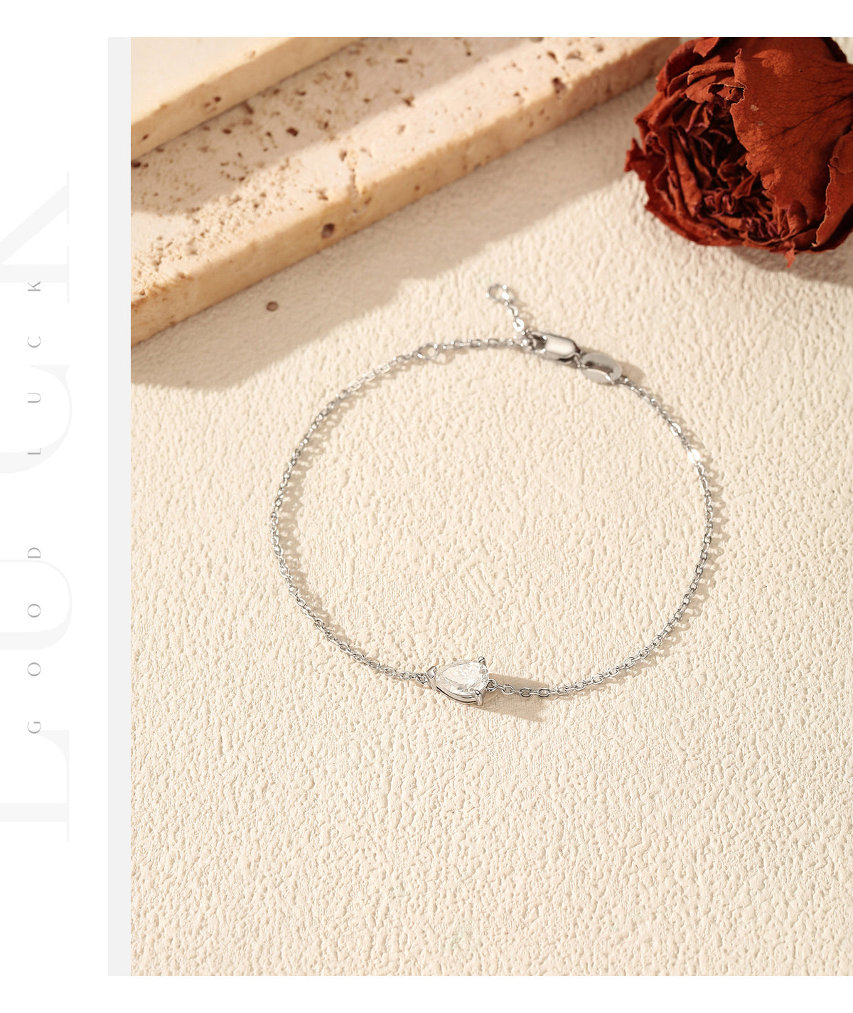 925 Sterling Silver Geometric Moissanite Bracelet