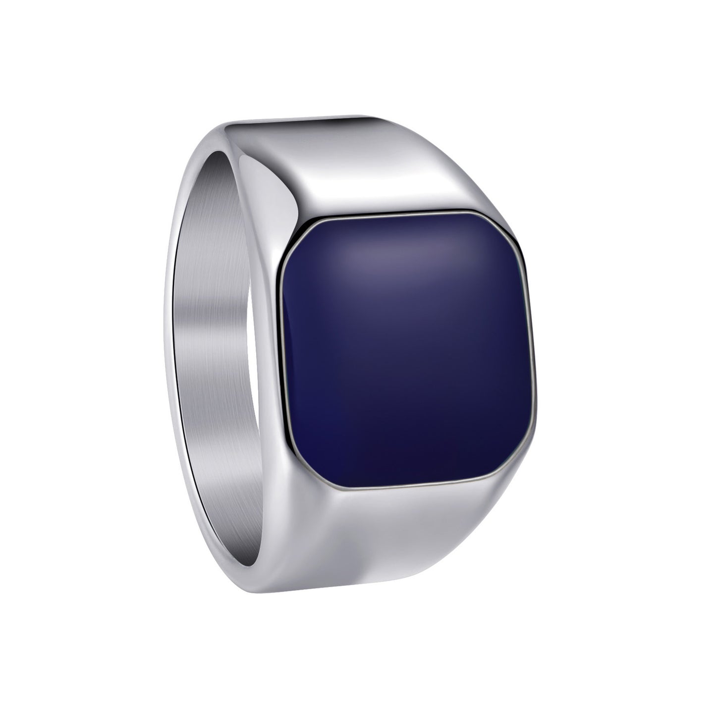 Titanium Steel Ring Unisex Square Design Durable Minimalist Jewelry By Planderful Everyday Genie Collection