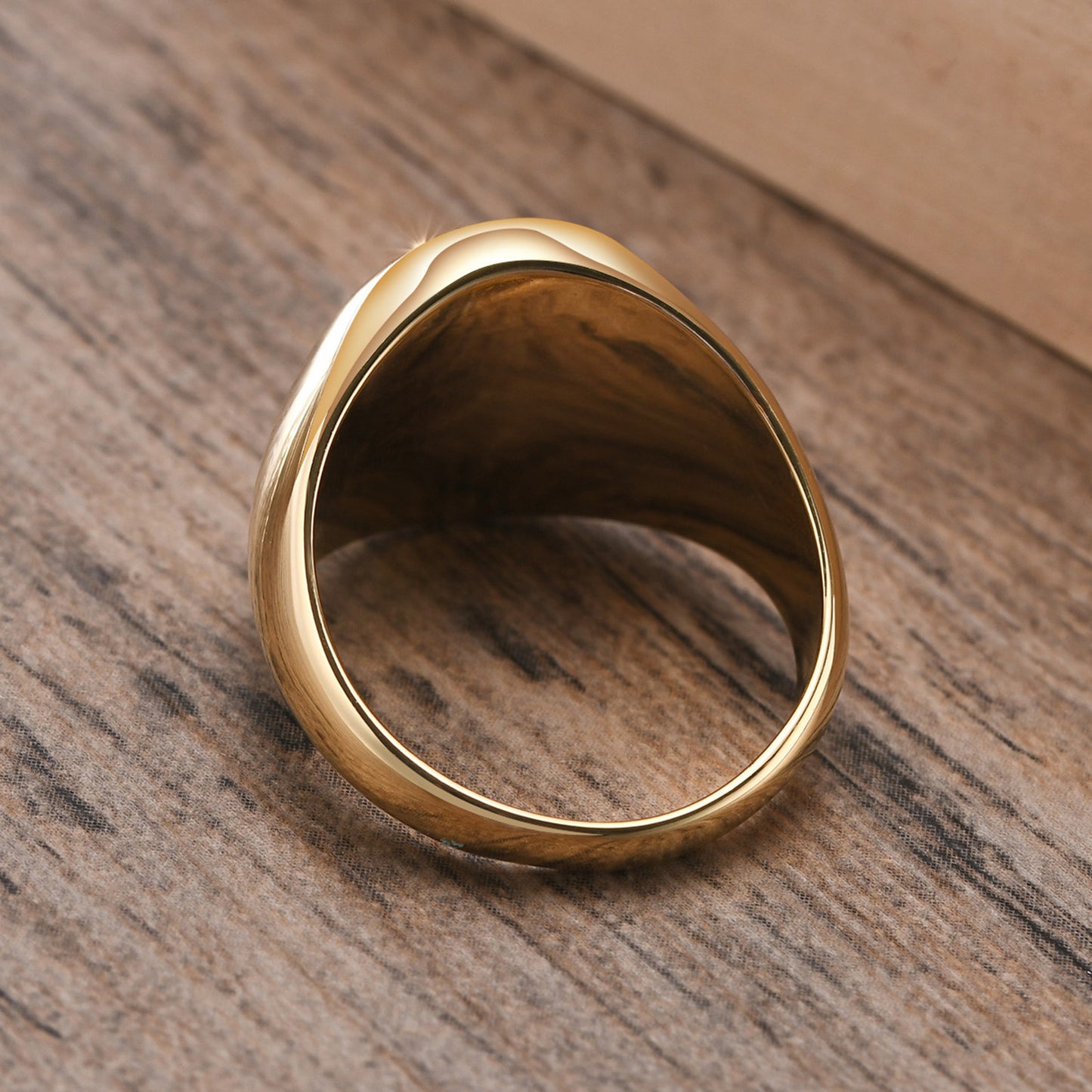 European And American Jewelry Stainless Steel Drip Ring Men