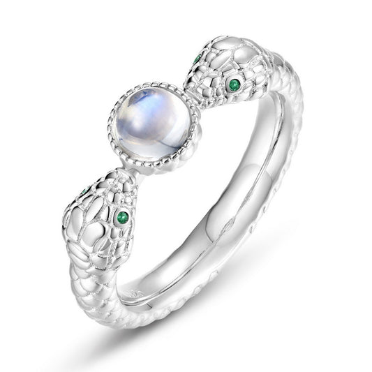 Planderful Everyday Genie Spirit Snake Ring – Versatile Niche Design for Women