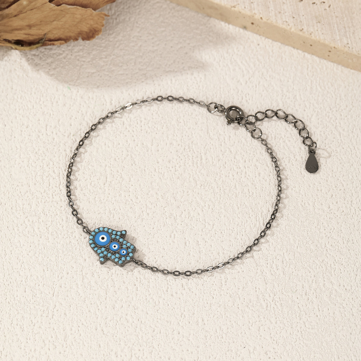 925 Sterling Silver Eye Ghost Bracelet