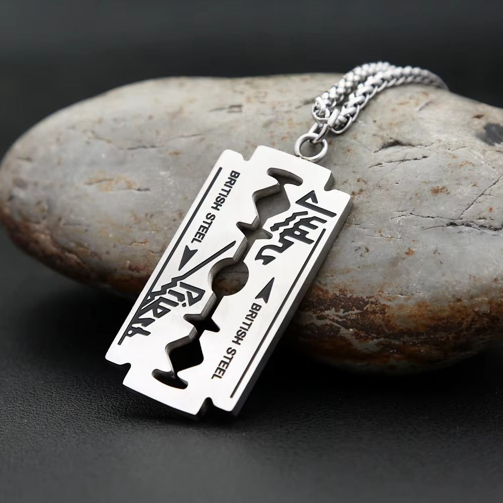 Punk Rock Stainless Steel Pendant Necklace