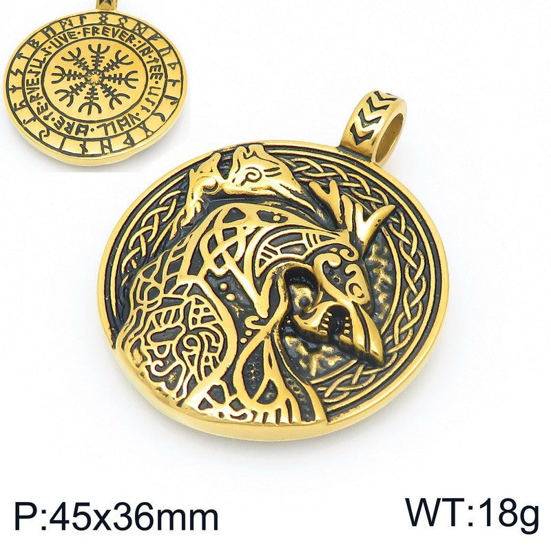 Planderful Celtic Knot Pendant Bold For Men Stainless Steel