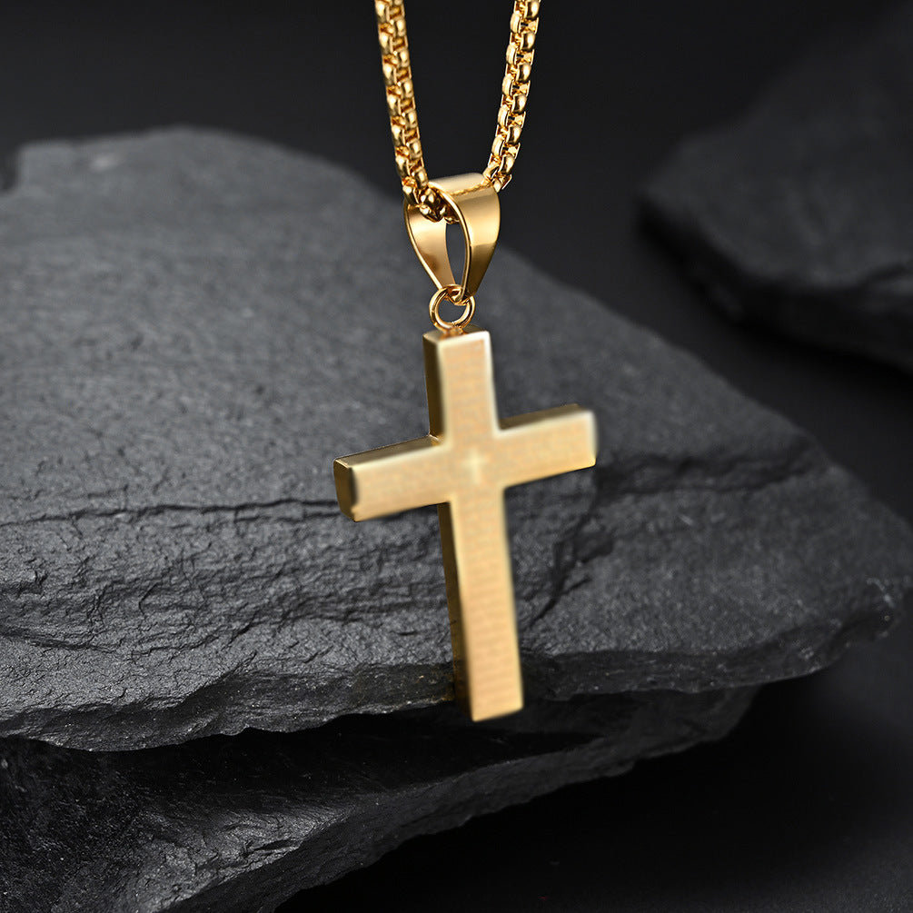 Stainless Steel Cross Necklace