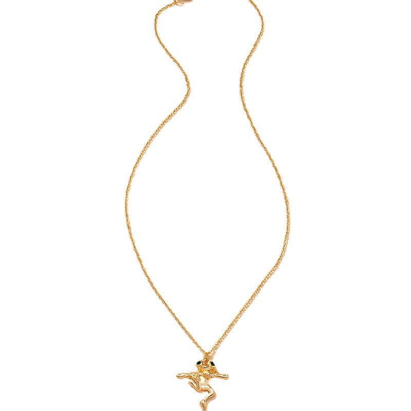 Frog Charm Necklace - Vienna Verve Collection