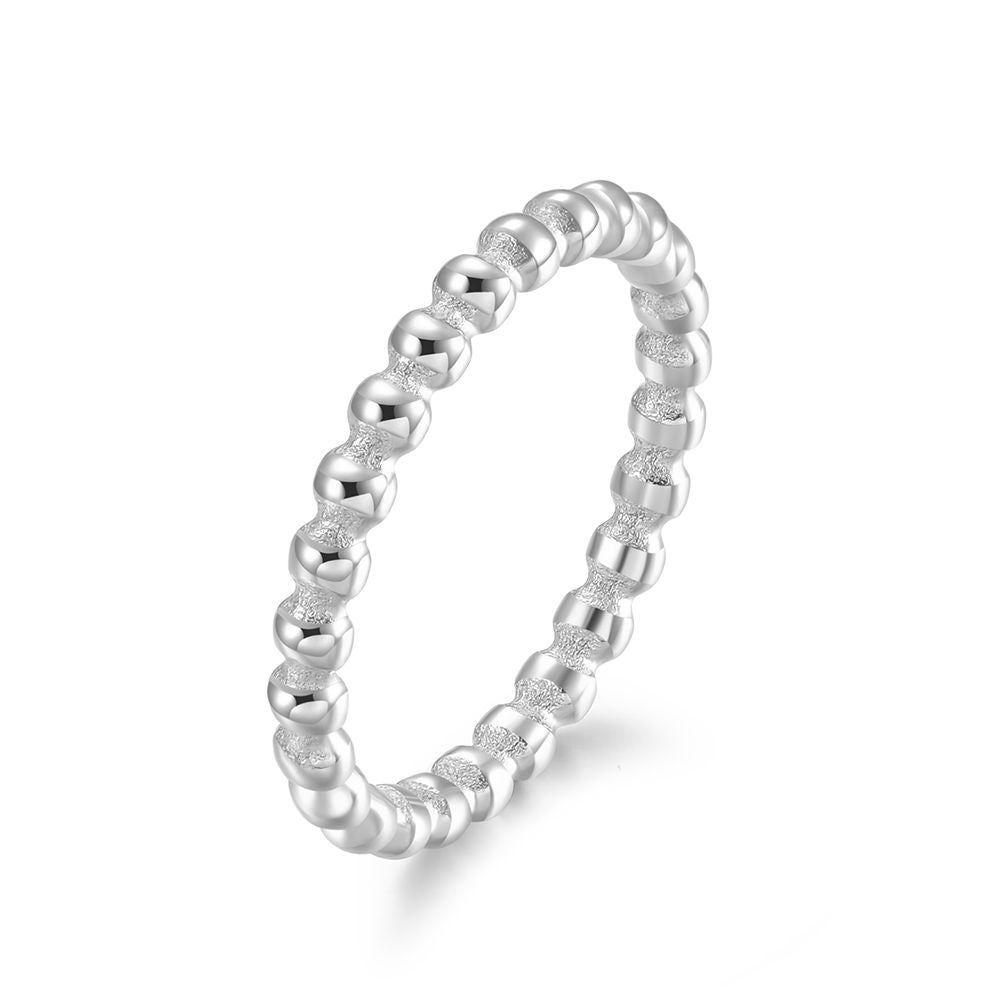 Ins Cold Niche Personality Titanium Steel Stackable Ring