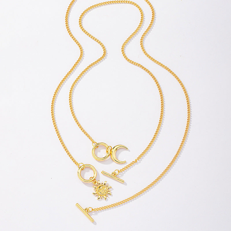 Sunflower Horn Necklace Set - Vienna Verve Collection