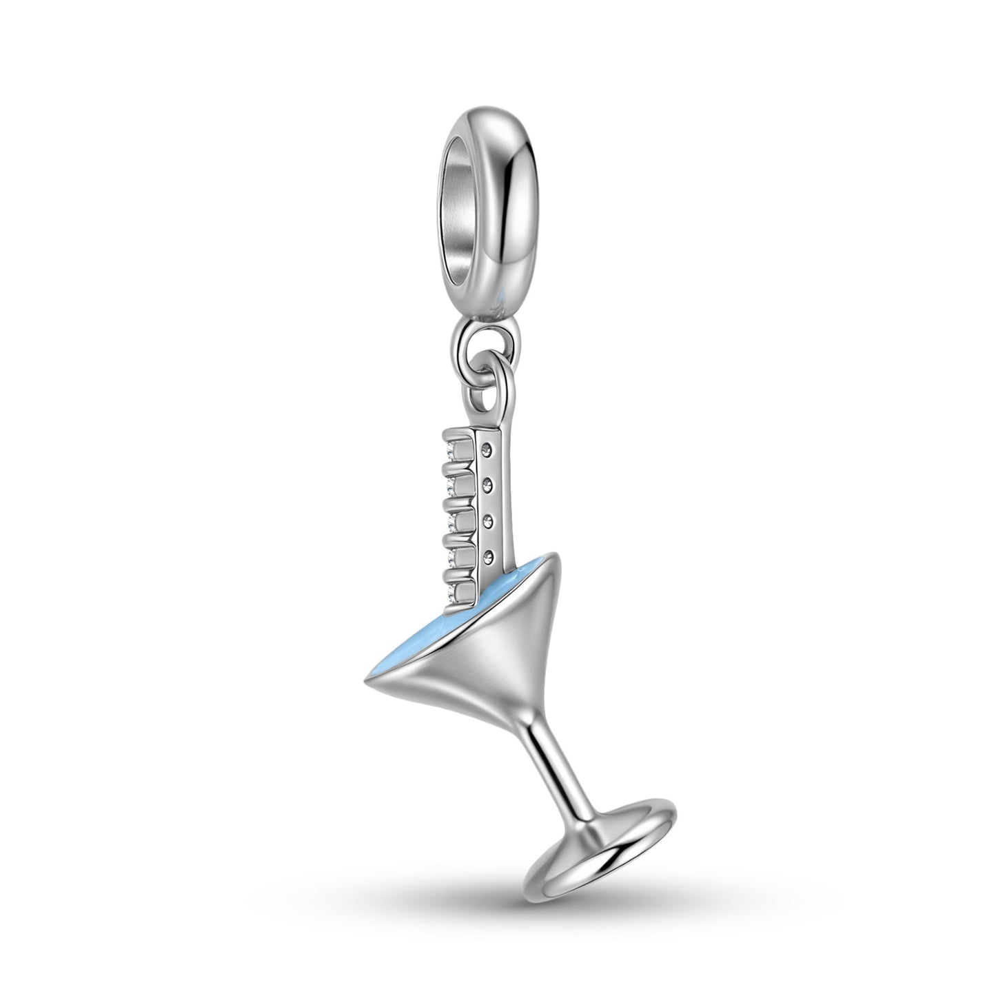 Planderful Jewelry Ice Cube Sterling Silver Pendant