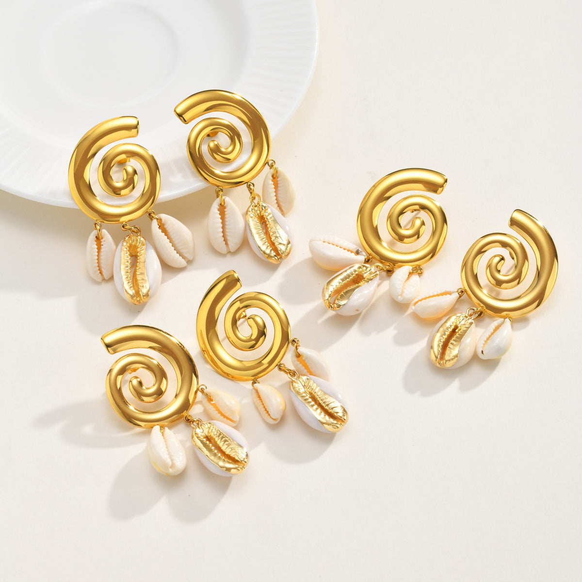 Modern Stainless Steel Earrings