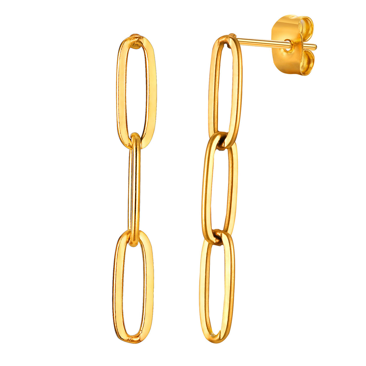 Stainless Steel Cross Earrings