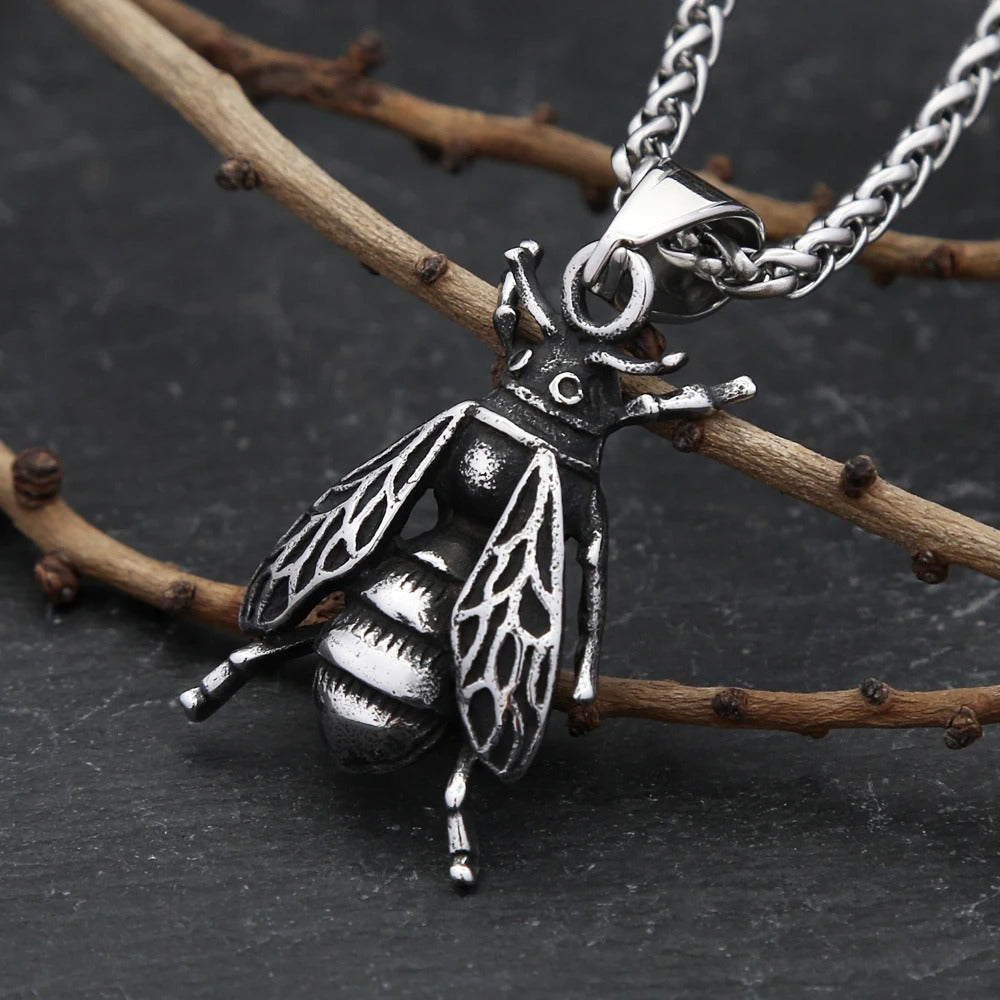 Gothic Vintage Stainless Steel Men's Pendant Necklace