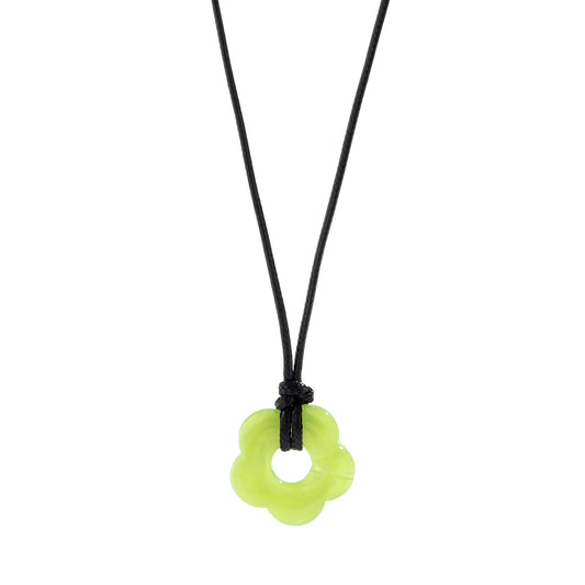 Pastoral Flower Pendant Necklace - Vienna Verve Collection