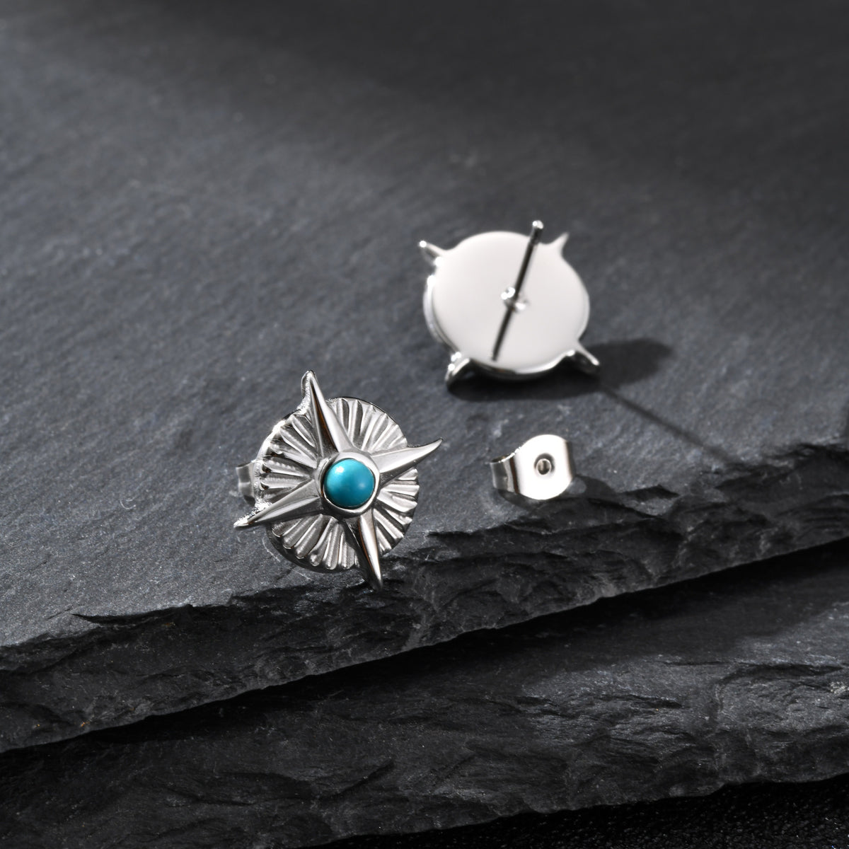 Stainless Steel Geometric Earrings