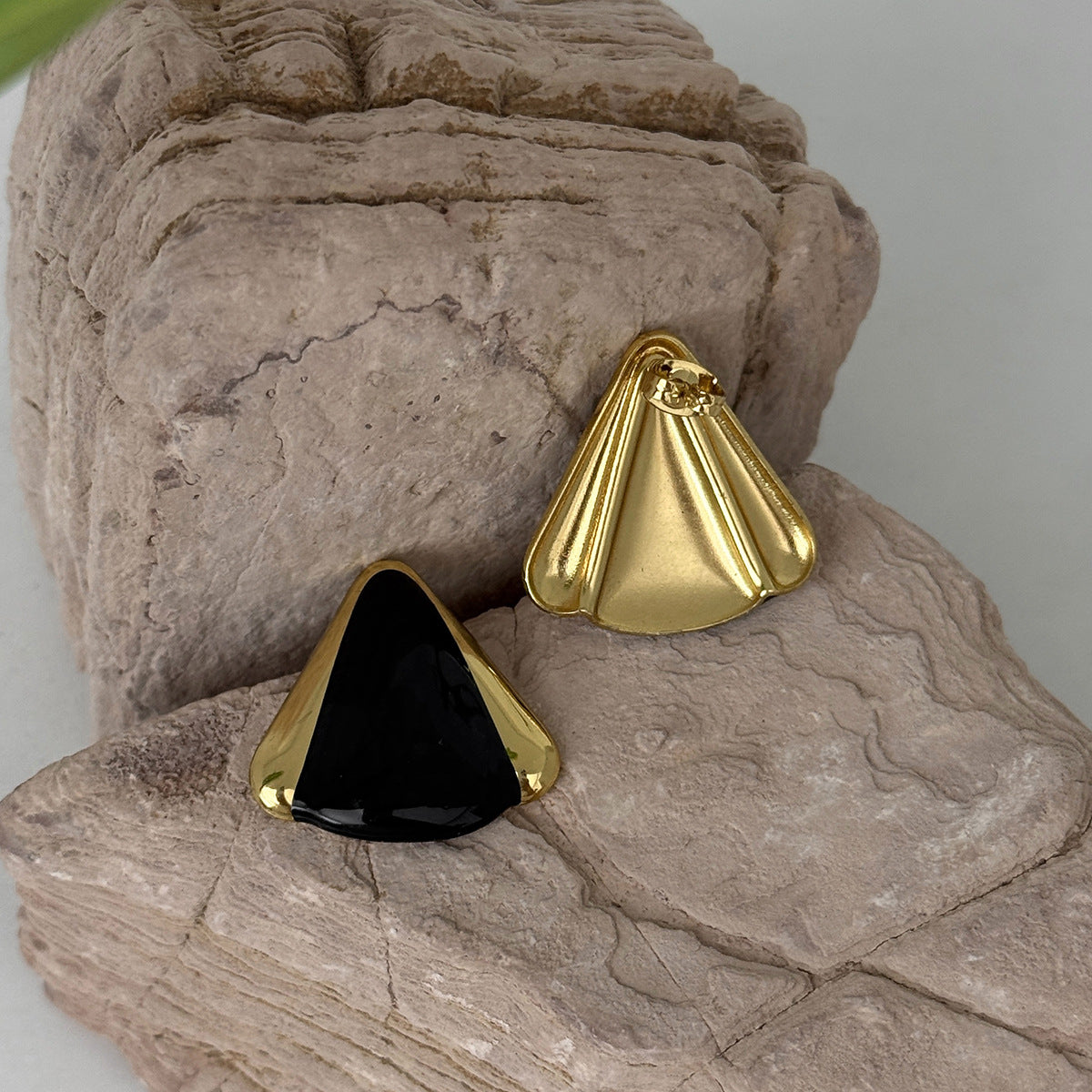 Stainless Steel Geometric Stud Earrings For Business Professionals By Planderful Vienna Verve