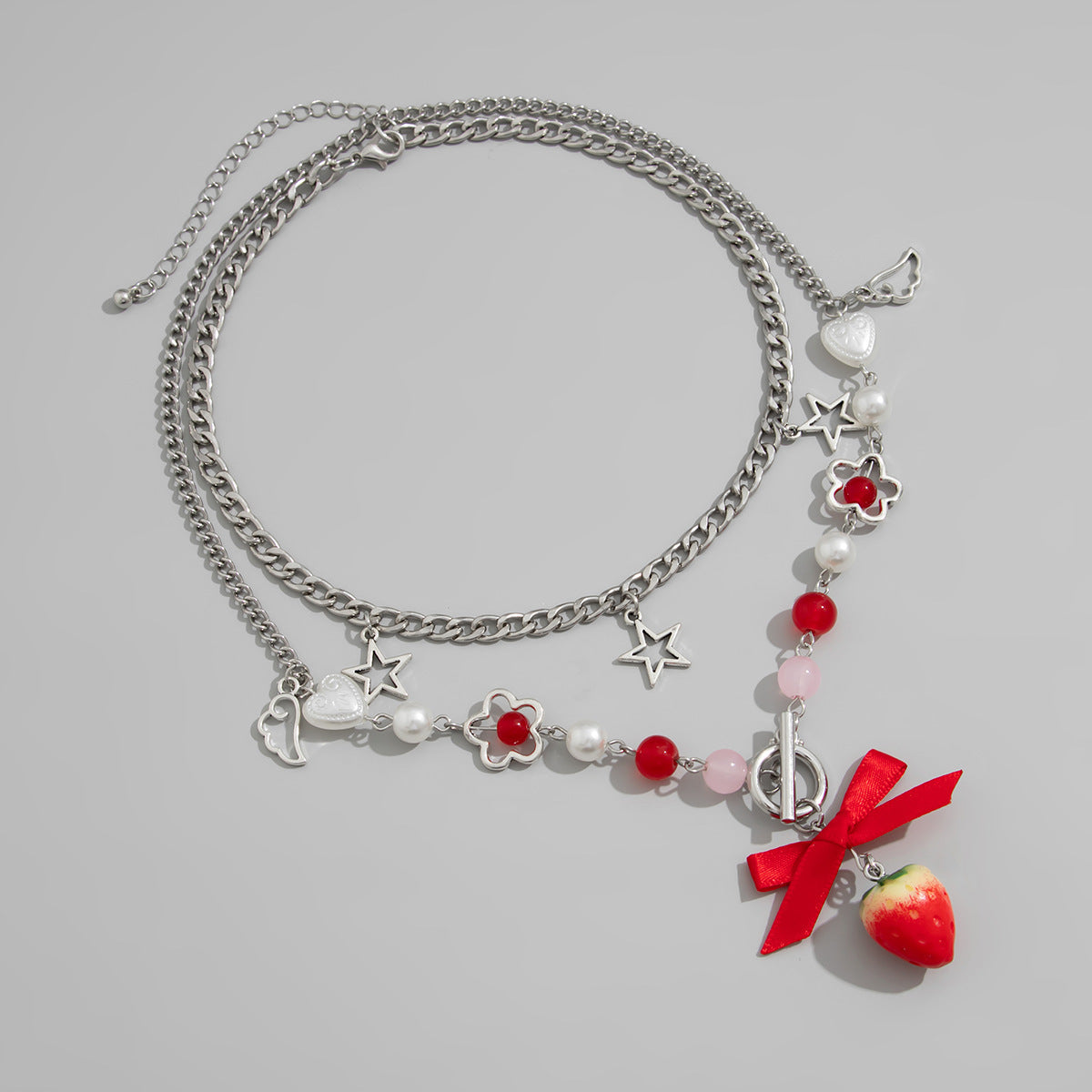 Planderful Vienna Verve Necklace – Sweet and Versatile Strawberry Pendant