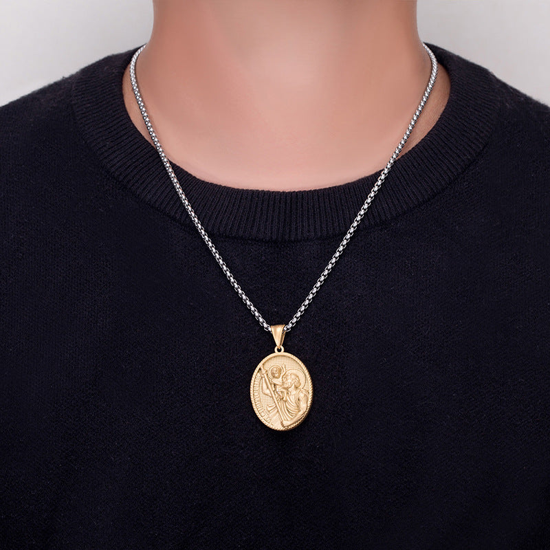Steel Necklace – Elegant Everyday Genie Collection Men's Jewelry for Daily Luxury by Planderful