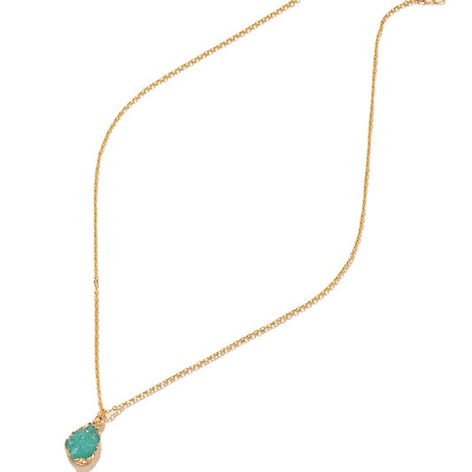 Crystal Bud Resin Necklace - Elegant Vienna Verve Collection