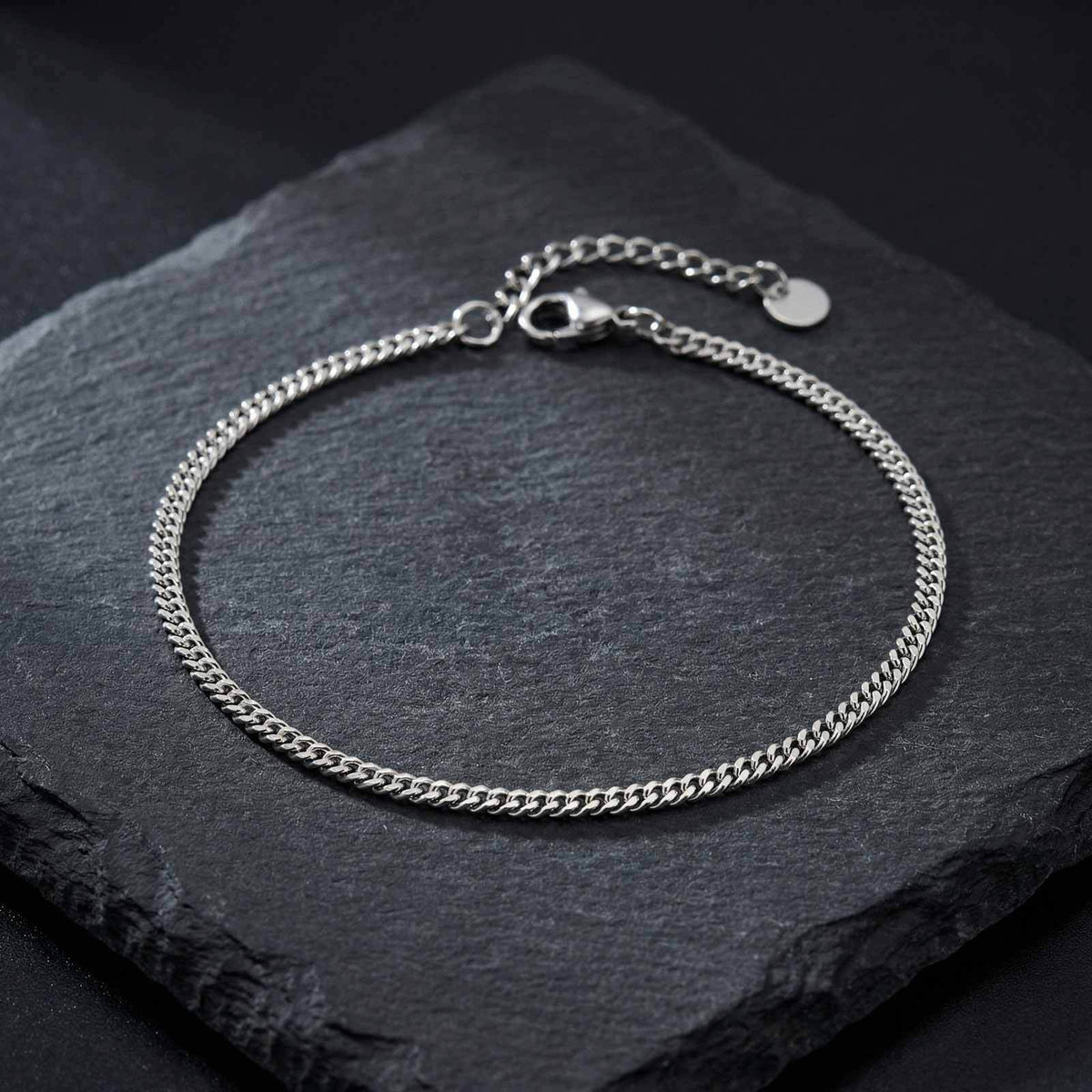 Four-Sided Grinding Anklet E-Commerce Stainless Steel Anklet
