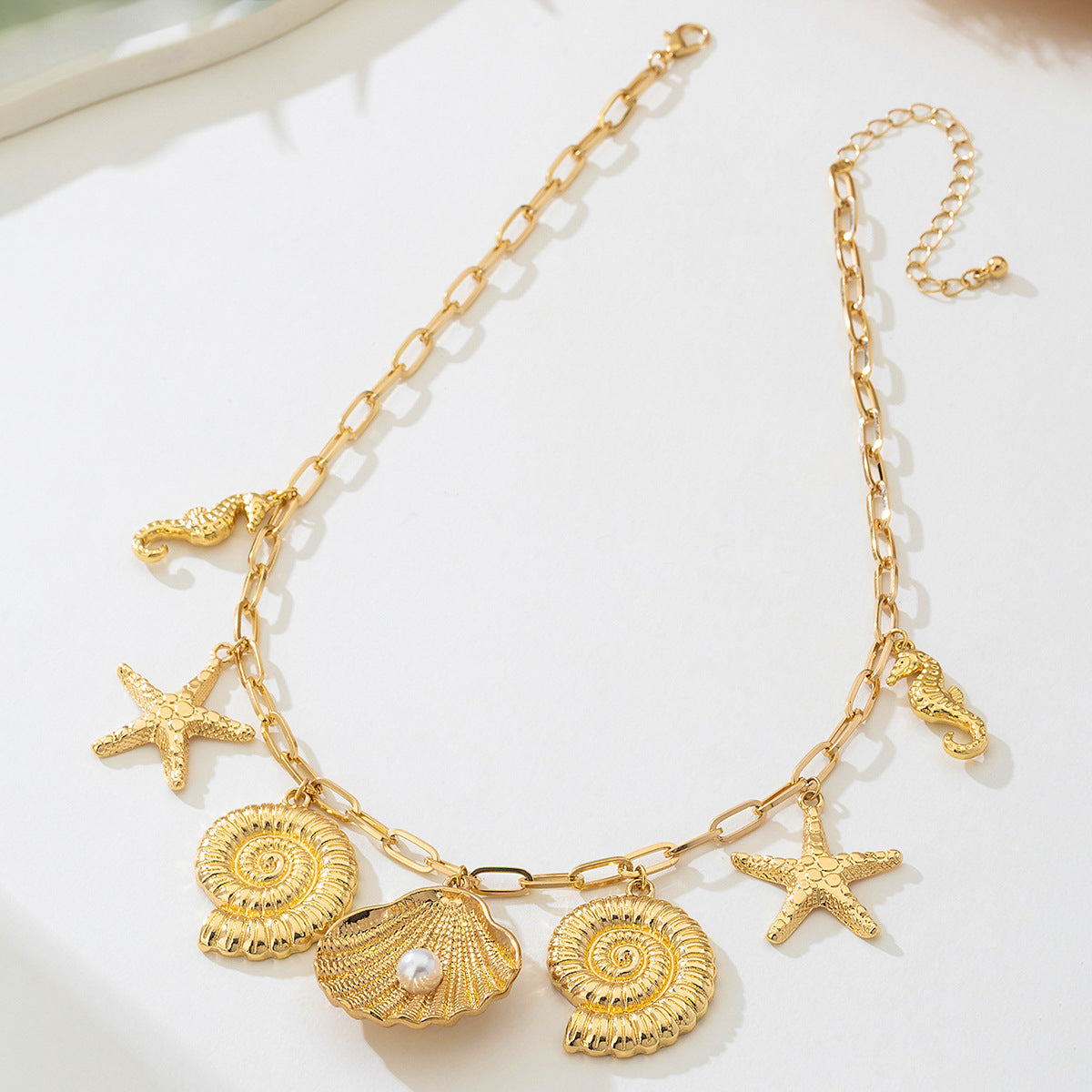 Planderful Vienna Verve Necklace – Elegant Marine Life Design