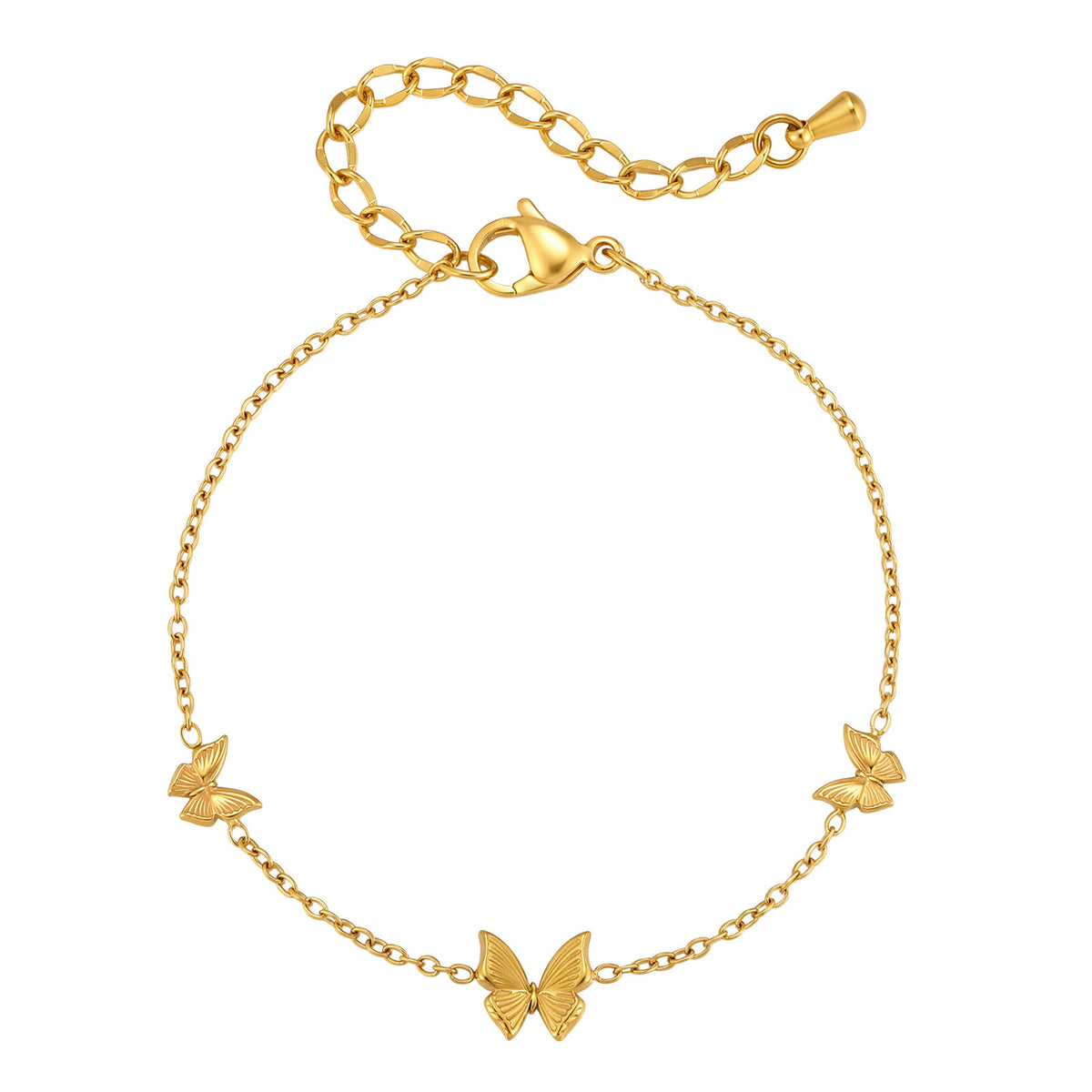 Butterfly Stainless Steel Bracelet