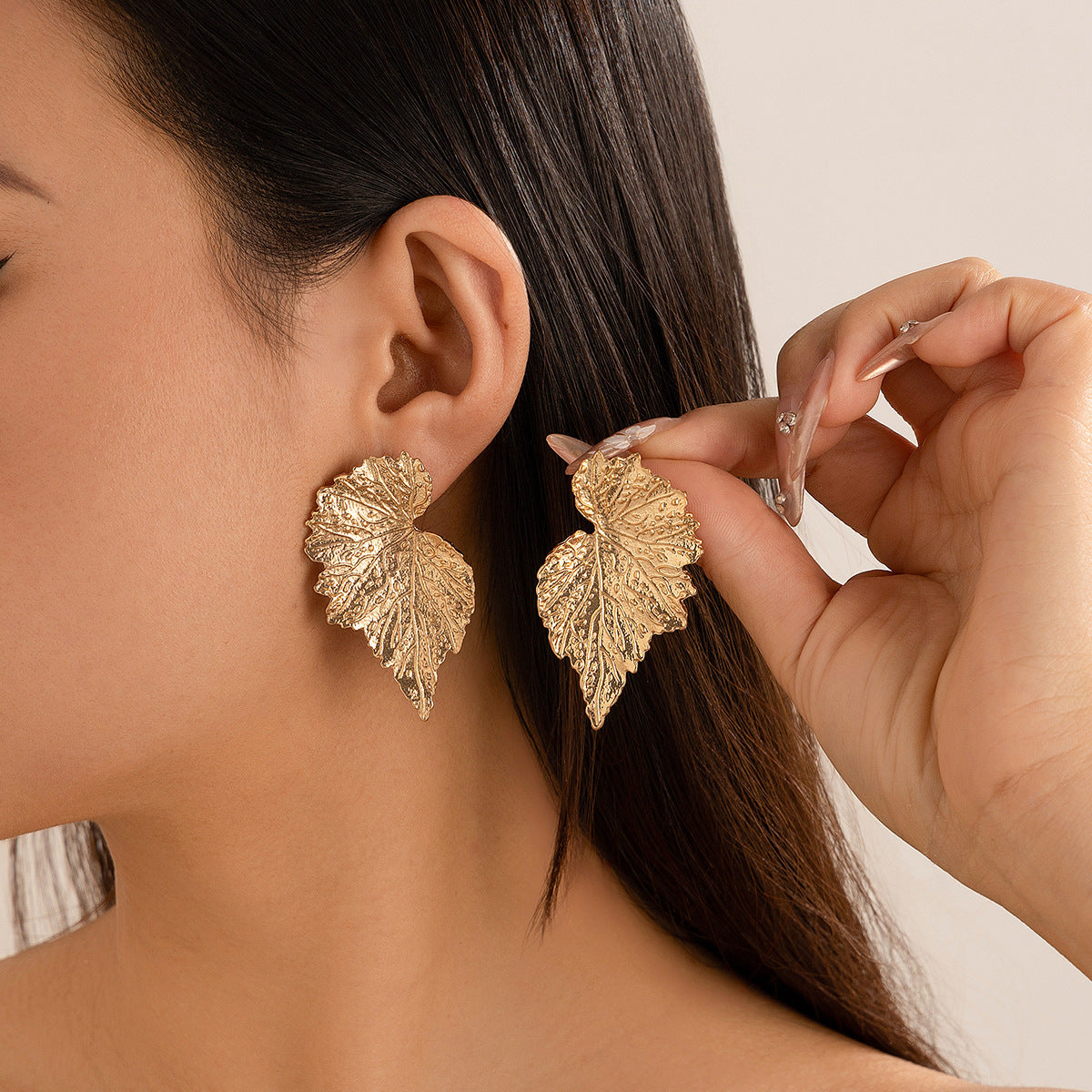 Planderful Vienna Verve Earrings – Exaggerated Ginkgo Biloba Design