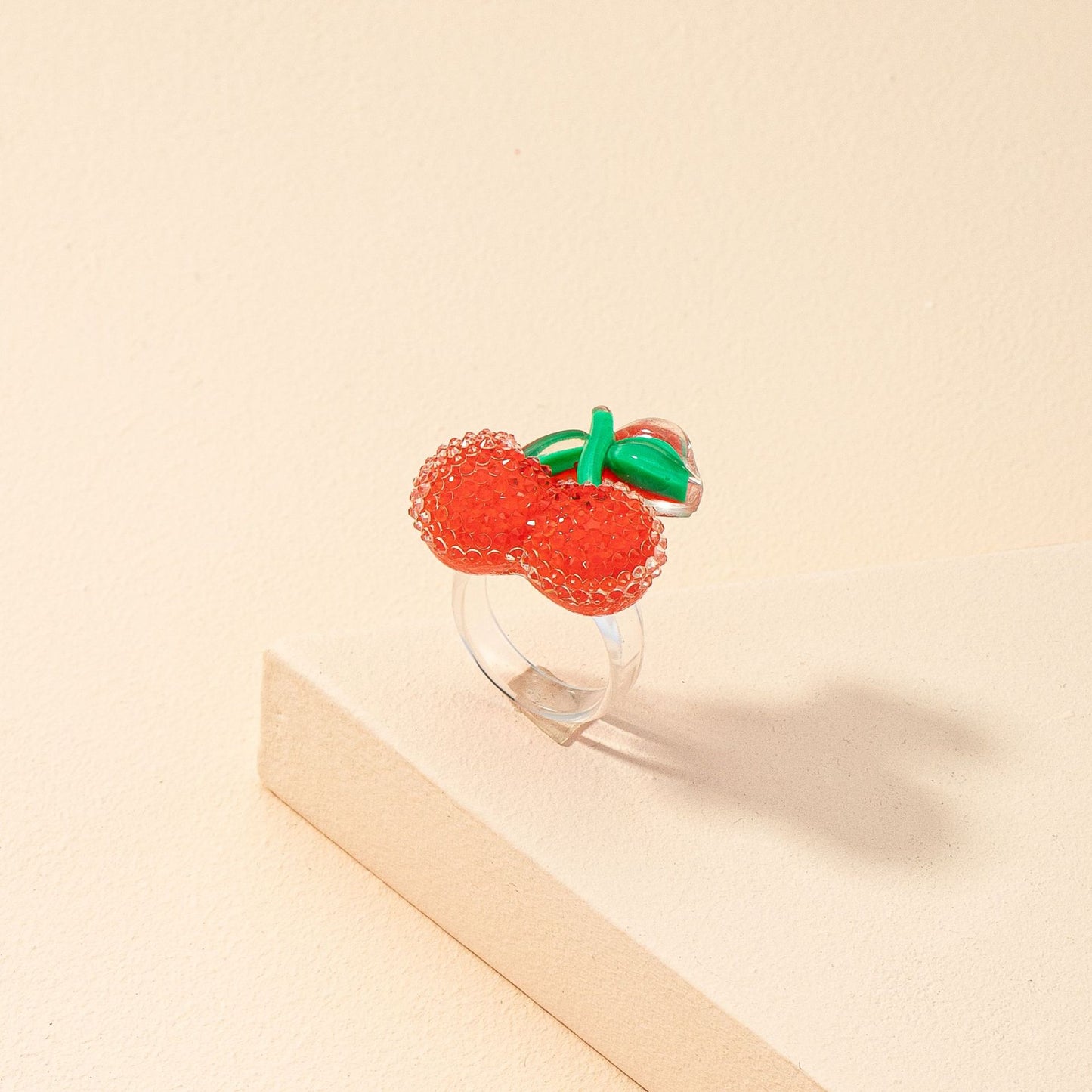 Wholesale Vienna Verve Cherry Fruit Resin Ring