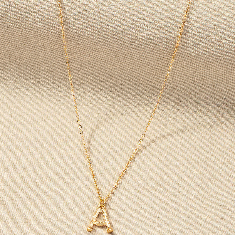 Letter A Pendant Necklace - Vienna Verve Collection
