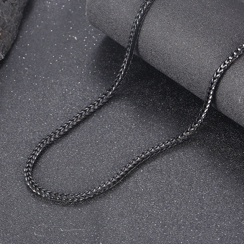 Autumn Product, Korean Version Of Street Shot Positive And Negative Keel Necklace