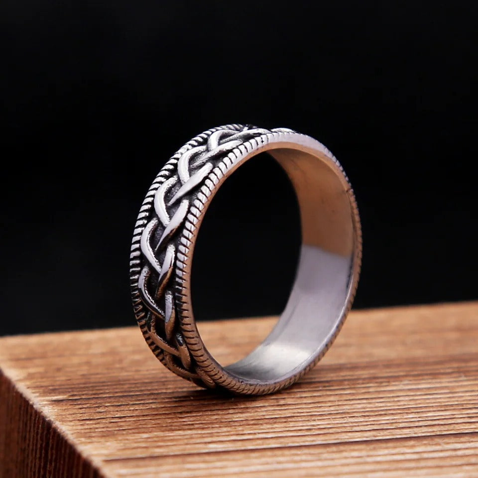 Vintage Special Stainless Steel Men's Ring
