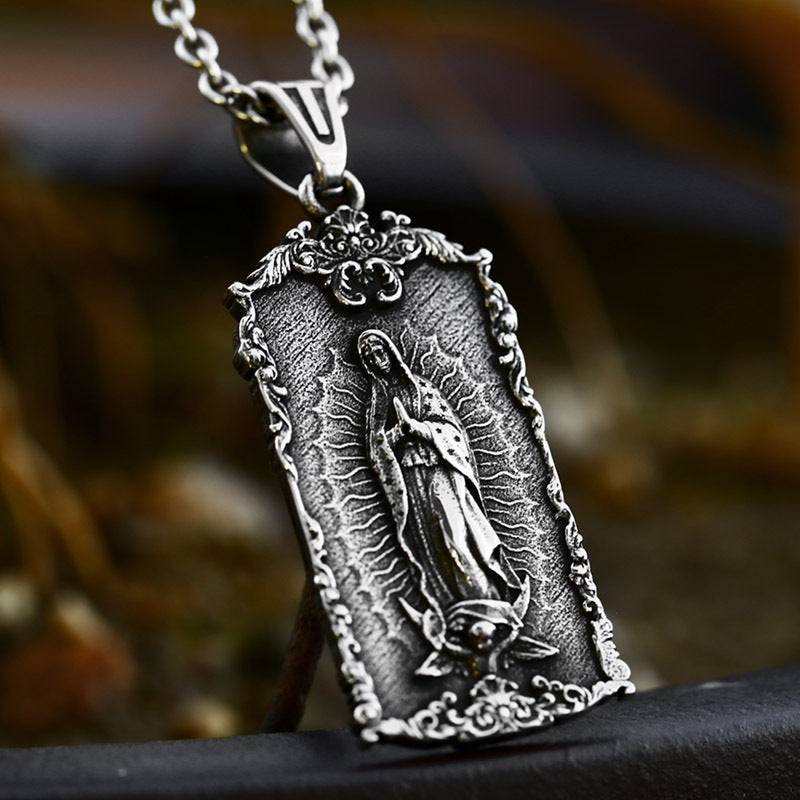 Stainless Steel Casting Fine Polishing Pendant Pendant – Steel Color Steel Titanium Steel Necklace