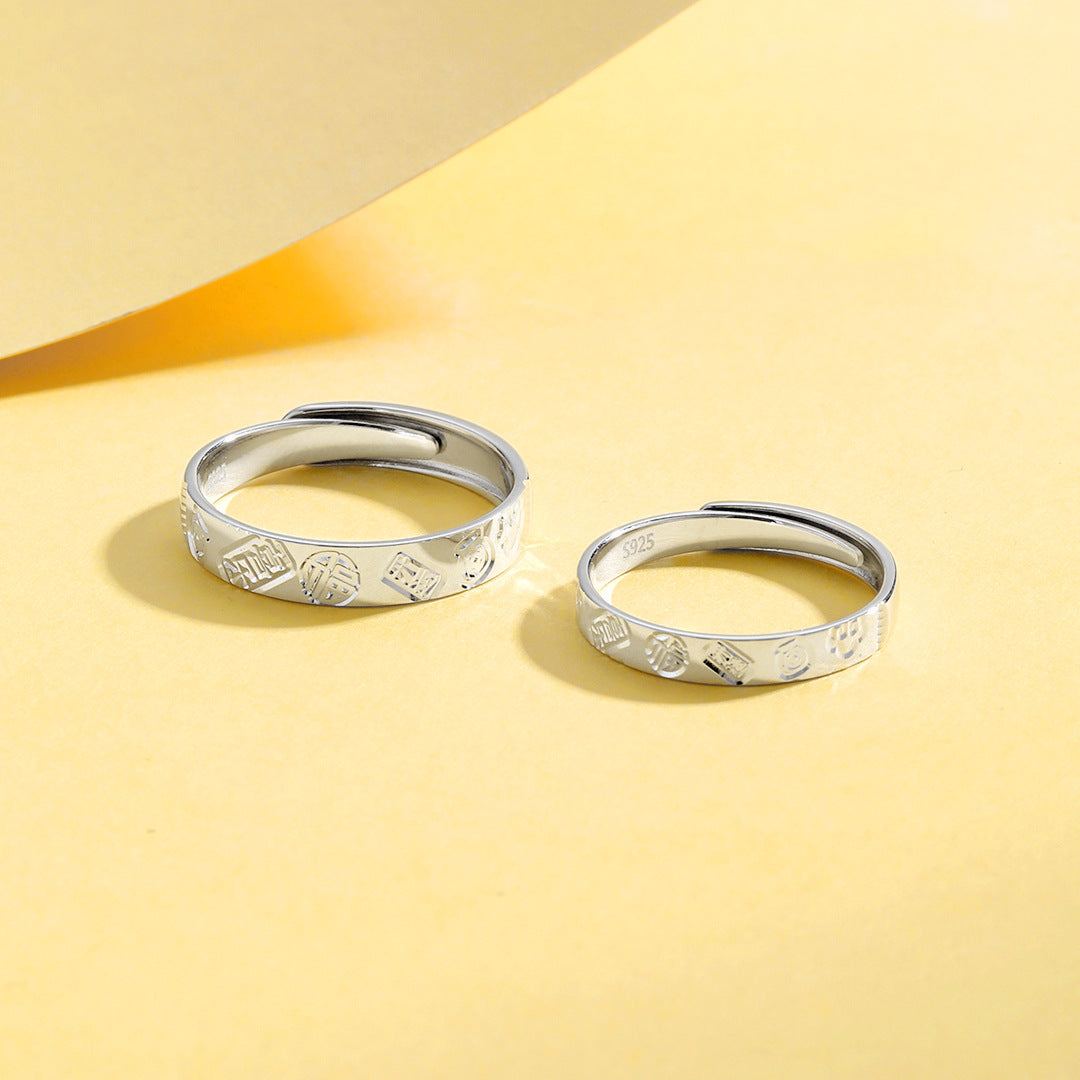 Planderful Everyday Genie – Internet Celebrity Hit S925 Sterling Silver Ring for Joy and Happiness