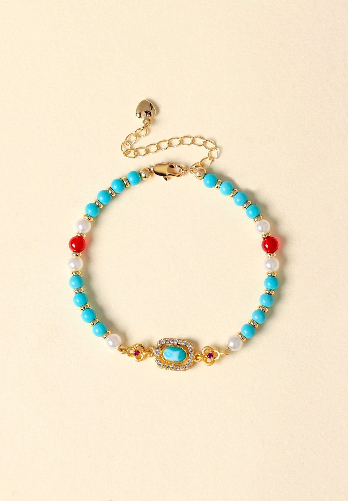 Agate Pearl Bracelet