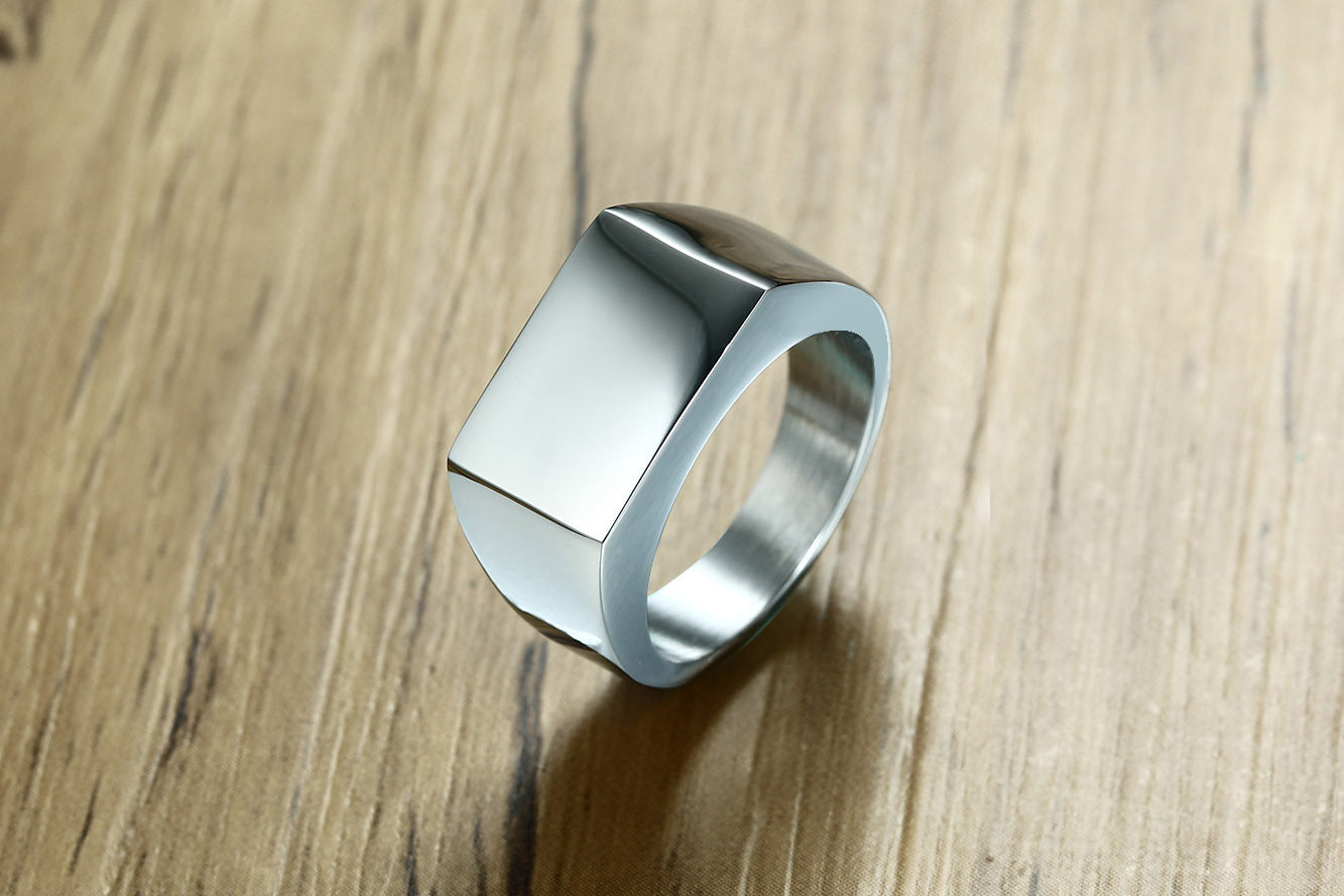New Product Launch Stainless Steel Simple Casting Ring