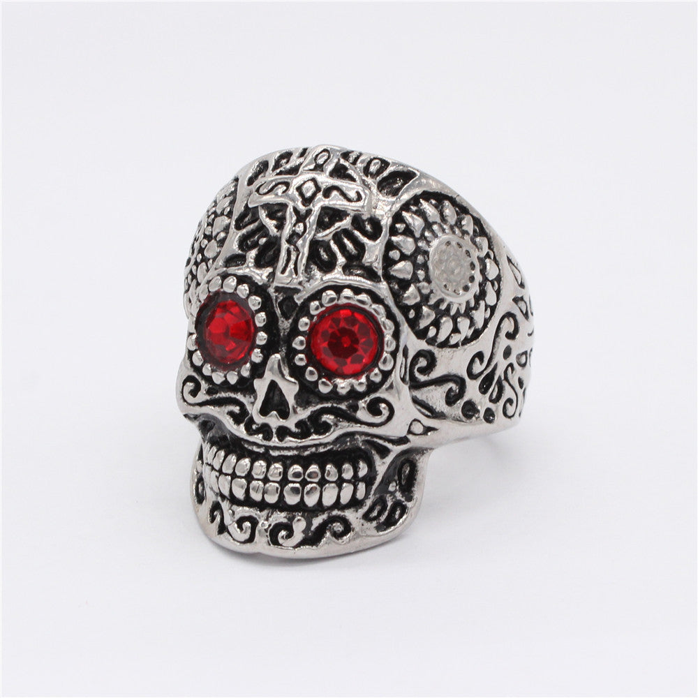 Titanium Steel Skull Ring