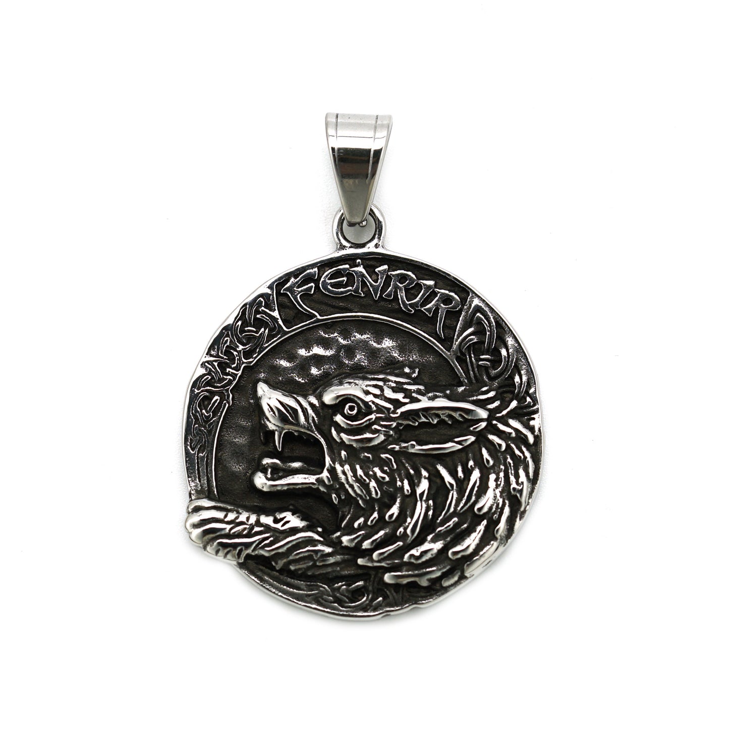 Steel Necklace – Vintage Nordic Pendant