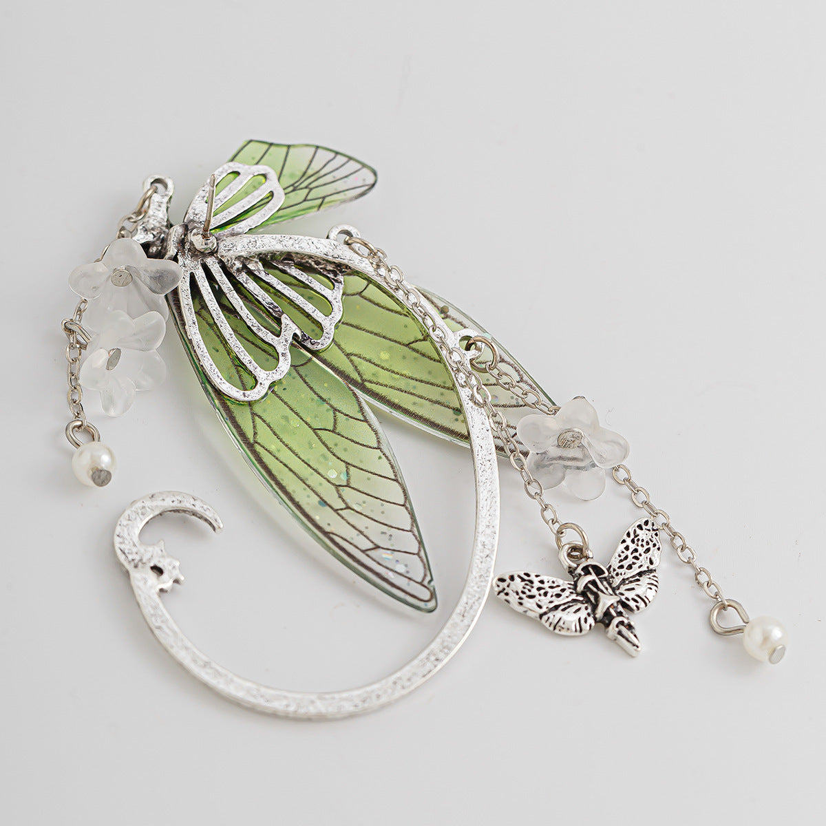 Planderful Elf Ear Earrings Butterfly Outline Wing Statement Jewelry For Women Travelers Vienna Verve