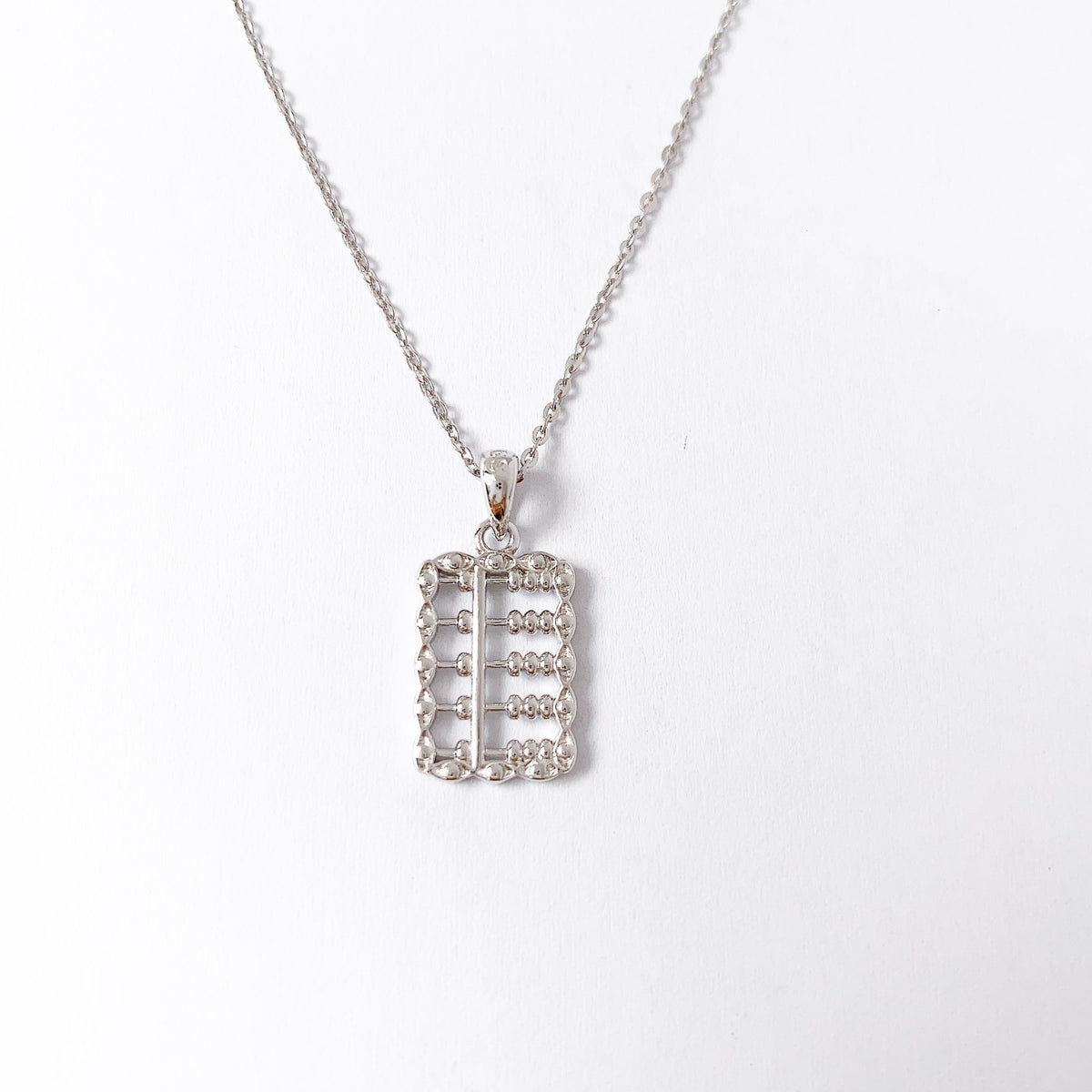 Minimalist Korean 925 Sterling Silver Pendant Necklace