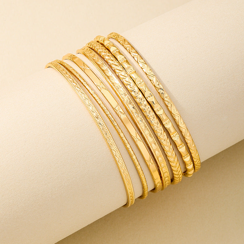 Planderful Vienna Verve Bracelet Set – Stylish Retro Minimalist Design