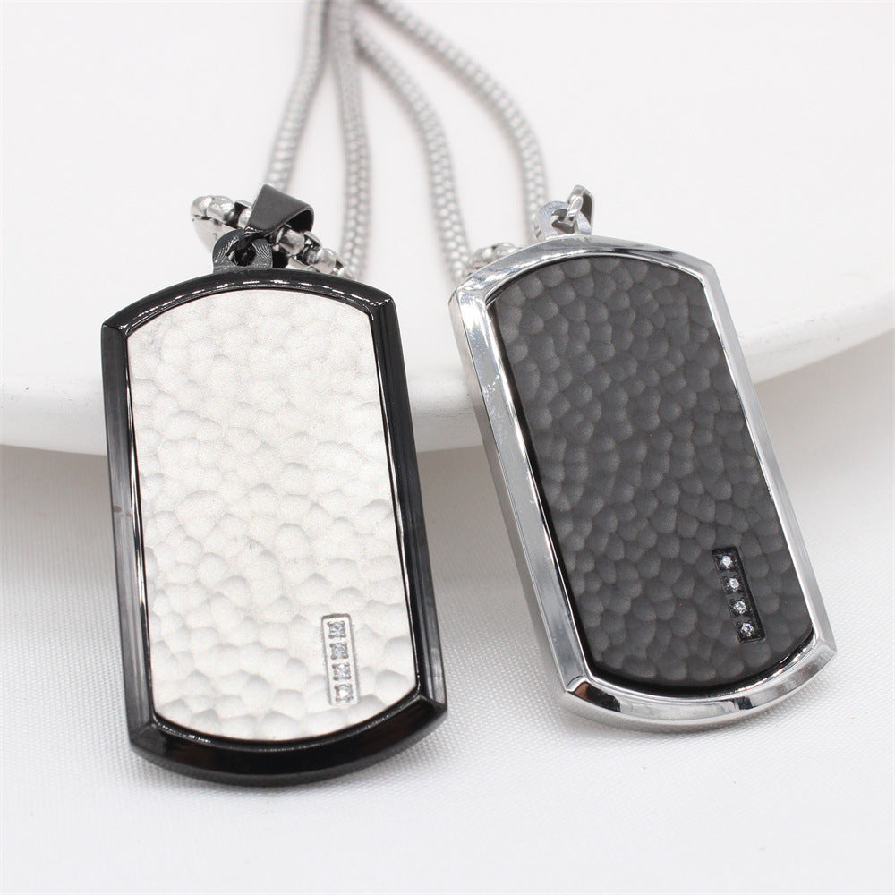 Minimalist Titanium Steel Pendant Planderful Unisex Fashion With Protective Statement