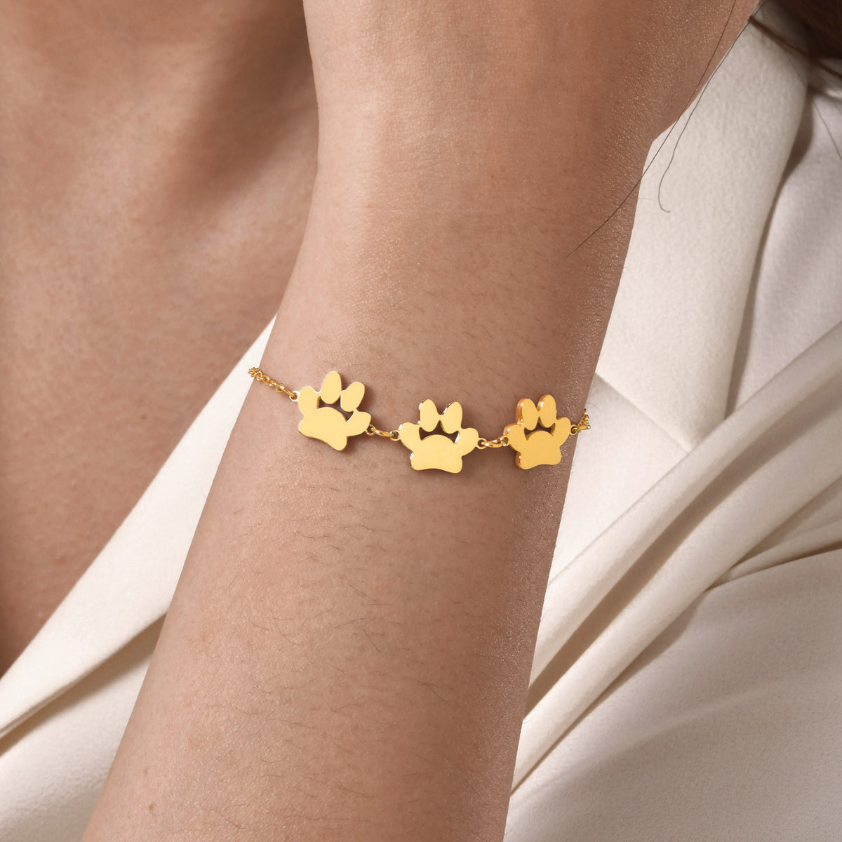 Gold-Plated Stainless Steel Bracelet
