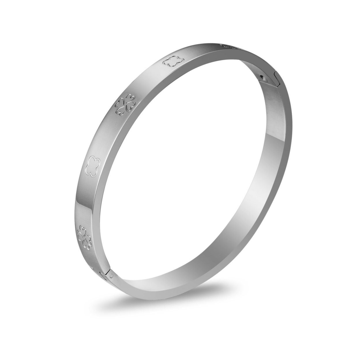 Planderful Jewelry Titanium Steel Couple Token Bracelet Engraved For Him And Her