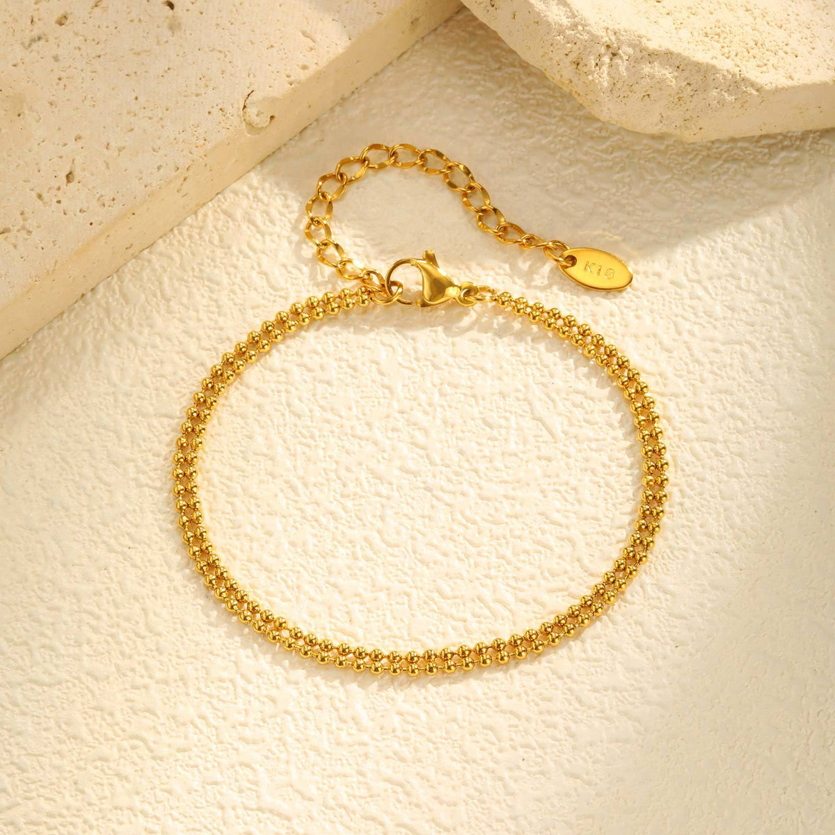 Gold-Plated Stainless Steel Bracelet Unisex