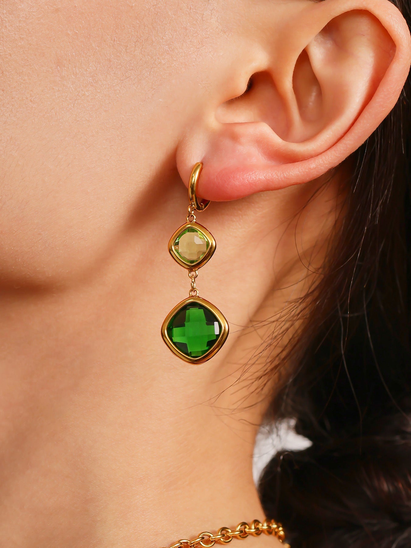 Planderful Czech Glass Earrings For Women Luxury Jewelry