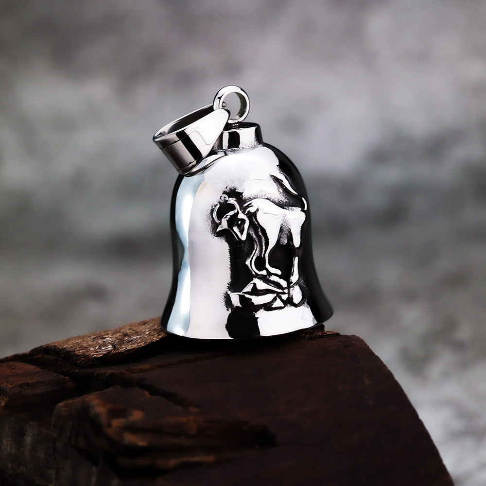 Tree of Life Skull Stainless Steel Men's Pendant Necklace