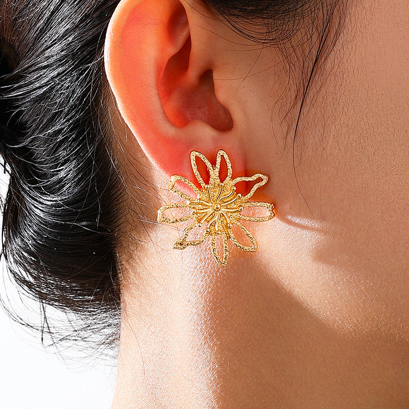 Planderful Vienna Verve Earrings – Fashionable Sunflower Design