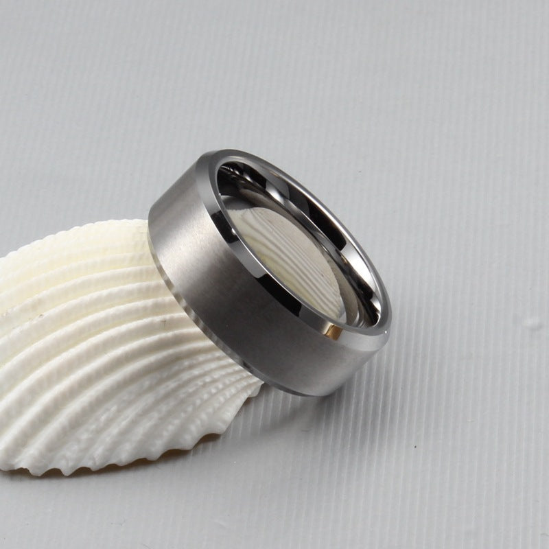 Trend Jewelry Wholesale Pure Tungsten Gold Men's Ring