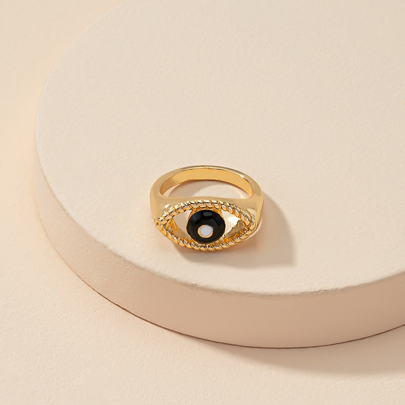 Asymmetric Eye of the Celestial Ring
