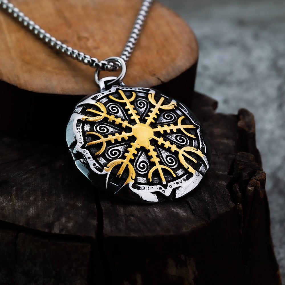 European And American Style Personalized Compass Viking Pendant