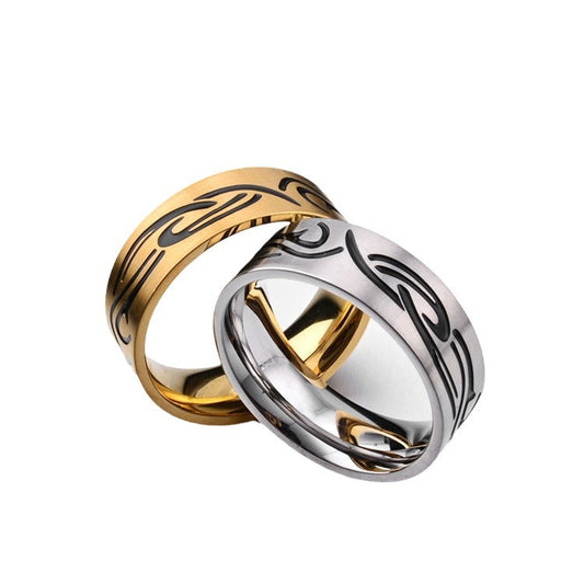 Stainless Steel Ring Style Men's Style